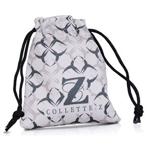 TD Collette Z ciondolo cerchio zirconi in argento Sterling-elegante gioielleria raffinata - Product Image 3