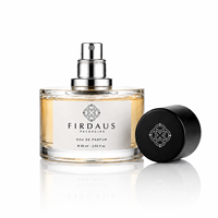 Flacon de parfum en verre transparent classique Firdaus, emballage de parfum personnalisé avec pompe pulvérisatrice et logo personnalisé