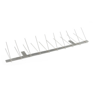 Pointes <span class=keywords><strong>anti</strong></span>-oiseaux en acier inoxydable, base soudée en acier inoxydable, pour panneaux solaires et <span class=keywords><strong>gouttières</strong></span> - Product Image 4