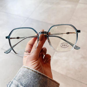 Montures de lunettes ovales Qianai en TR90 anti-lumière bleue pour femmes, taille moyenne, verres en acétate, fabriquées à Taizhou - Product Image 2