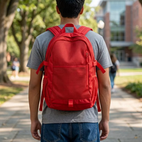 Mochila Multifuncional Impermeable con Logotipo Personalizado y Forro de Poliéster para Hombres y Mujeres, Mochila Escolar