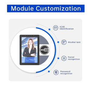 Módulo de Reconocimiento Facial Personalizado con API Abierta de Android de 8 Pulgadas, Terminal de Reconocimiento Facial, Máquina Biométrica de Control de Asistencia con Prueba de Alcohol - Product Image 4