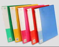 Porte-documents A4 pour l'école et le bureau, organiseur de documents en plastique avec papier métallique, carton et cuir PU pour une utilisation en sac ou en dossier