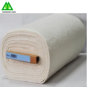 AOBO Guata de fieltro de fibra de bambú hidrolítica biodegradable natural para almohadilla de estera de crecimiento microgreen
