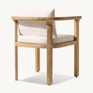 Muebles de teca para exteriores sasánida, sillón de comedor de teca de diseño escandinavo <span class=keywords><strong>Lagos</strong></span> - Product Image 4