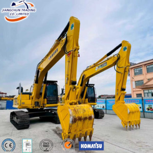รถขุดตีนตะขาบ Komatsu PC220 มือสอง/ เครื่องจักรก่อสร้างที่เชื่อถือได้สำหรับการทำงานในไซต์งานระยะยาว - Product Image 1