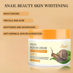 Private Label Slime Slime Collagen Pelembab dan Krim Wajah Pemutih Siput Menghilangkan Jerawat Jerawat Krim Siput - Product Image 5