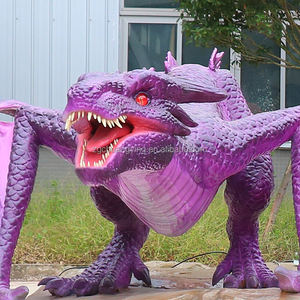 Grand <span class=keywords><strong>Mythologie</strong></span> Magique Europe Culture Monde Démon Dragon Animatronique Magique Créature Légendaire Sculpture - Product Image 4