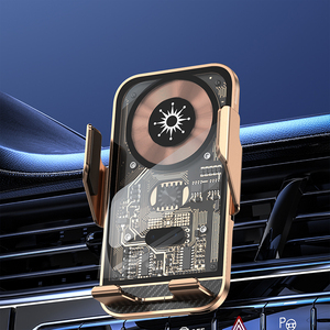<span class=keywords><strong>Cargador</strong></span> inalámbrico <span class=keywords><strong>para</strong></span> coche de cristal transparente de 15W, soporte de carga, montaje de sujeción automática, <span class=keywords><strong>Cargador</strong></span> rápido inalámbrico <span class=keywords><strong>para</strong></span> teléfono móvil en el coche - Product Image 6