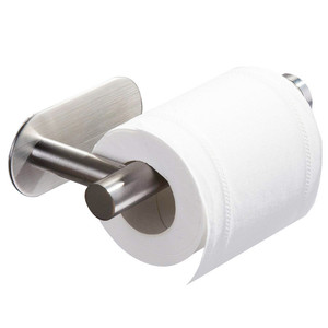 Porte-rouleau de papier toilette mural moderne en acier inoxydable, accessoires de salle de bain, porte-serviettes en papier - Product Image 3