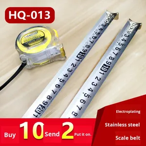 Ruban à mesurer métrique à remontage automatique avec coque en fibre de verre et verrouillage automatique résistant à la rupture avec boîte et logo personnalisable - Product Image 3