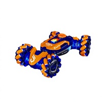 Voiture télécommandée MST Toys 360 degrés avec fonction montre gestuelle, éclairage coloré, musique et pulvérisation, voiture de cascades