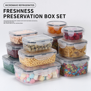 New Product 16 Pieces, Pack BPA Free Professional Plastic Food Storage Container Box Custom Airtight Food Storage Container Set/ - Product Image 3