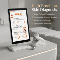 Detector Bidimensional DS-2 2026, Analizador Inteligente de Piel y Cabello 2 en 1 con IA, Máquina de Análisis de Piel y Cuero Cabelludo con Pantalla