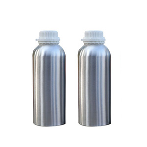 Botella Redonda de Aluminio Pulido Rojo de 1000 ml con Tapa de Rosca, Contenedor para Almacenamiento de Productos Químicos - Product Image 5