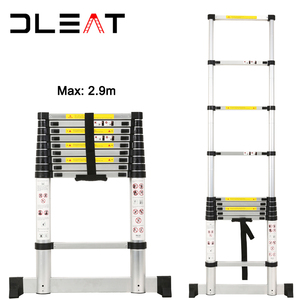Échelle télescopique extensible <span class=keywords><strong>en</strong></span> aluminium pour extérieur, échelle d'escalade, <span class=keywords><strong>Père</strong></span> Noël - Product Image 5