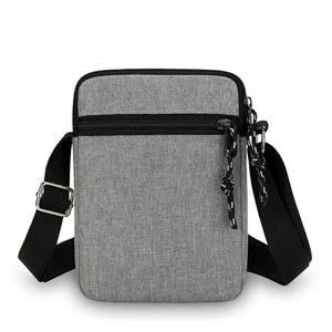 Nueva Bolsa de Hombro de Lona para Hombre, Bolsa Cruzada Gris, Ligera, Portátil, para Uso Diario, Primavera 2025 YZ8820 - Product Image 1