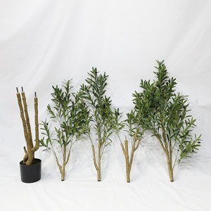 Indoor Evergreen <b>Artificial</b> Olive <b>Tree</b> Plastic Fruits Ornaments Decorative Wedding Indoor Ornamental <b>Artificial</b> Plants Greenery - Product Image 6