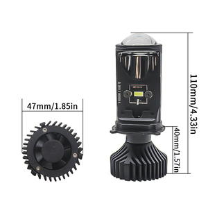 Máy Chiếu Siêu Sáng Đèn Xe Hơi Mini Y6 16000Lm Led H4, Ống Kính Led H4 Đèn Pha Led H4 Không Quạt Canbus 360 Độ Để Chiếu Sáng Ô Tô - Product Image 3