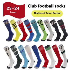 Calcetines deportivos personalizados al por mayor 2324 Toalla de fútbol de tubo largo antideslizante equipo de punto alto con logotipo del <span class=keywords><strong>Club</strong></span> del Equipo Nacional en el cuerpo - Product Image 2