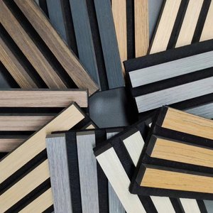 Decoración Interior moderna Reducción <span class=keywords><strong>de</strong></span> ruido Fieltro suave Aislamiento acústico Listón <span class=keywords><strong>de</strong></span> madera Paneles <span class=keywords><strong>de</strong></span> pared acústicos flexibles - Product Image 4