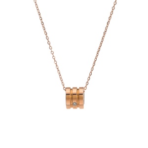 Collar <span class=keywords><strong>de</strong></span> Acero Inoxidable Color Oro Rosa <span class=keywords><strong>para</strong></span> Mujer, Joyería <span class=keywords><strong>de</strong></span> Moda Ivanda, <span class=keywords><strong>Regalo</strong></span> <span class=keywords><strong>de</strong></span> <span class=keywords><strong>Aniversario</strong></span> <span class=keywords><strong>para</strong></span> <span class=keywords><strong>Novia</strong></span> - Product Image 1