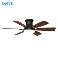 Ventilateurs de plafond LED en gros d'usine, à pales droites, modernes, pour restaurants, salons, hôtels, appartements, vente chaude