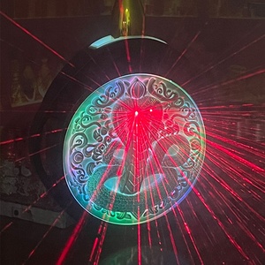 Support de bouteille en plastique pour projecteur laser de bar, motif Cobra, lumière rouge et verte, porte-vin <span class=keywords><strong>XO</strong></span>, utilisation en fête, présentoir à vin et à liqueur RGB - Product Image 1