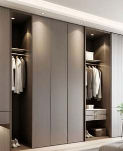 Armario personalizado para hotel residencial, muebles de dormitorio, sistema de armario de tela, armario clásico - Product Image 5