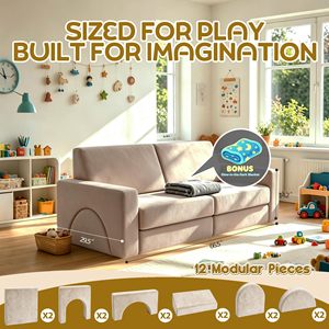Divano Modulare in Schiuma Tenderplay con Etichetta Privata, Set di Divani per Bambini per Parchi Giochi al Chiuso - Product Image 2