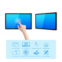 Nouvel écran tactile PCAP de 23,8 pouces avec éclairage LED pour les jeux de machine POG LOL Noir Garantie 1 an