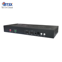 Processeur de fusion d'écrans multi-écrans 4K60, 9 sorties HDMI, modes 1x9, 2x4, 3x3, HDCP2.2, OSD, rotation 180° °   Contrôleur mural de séparation audio