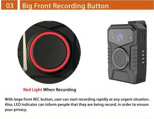 กล้องติดตัวกันน้ำระดับ IP66 ความละเอียดสูง พร้อมระบบเข้ารหัส <span class=keywords><strong>AES</strong></span>  พร้อม GPS/WIFI - Product Image 4