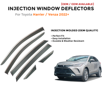 Déflecteurs de fenêtre latérale pare-pluie pour Toyota LC200 2008-2019 accessoires auto