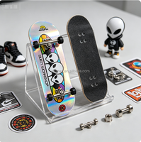 Vente en gros : Mini fingerboard professionnel et durable avec plateau en érable canadien, trucks CNC et 4 roues