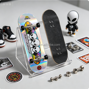 ขายส่งฟิงเกอร์บอร์ดครบชุด แผ่นไม้เมเปิลแคนาดา ทรัค CNC ล้อ 4 ล้อ มินิฟิงเกอร์สเก็ตบอร์ด คุณภาพระดับมืออาชีพ ทนทาน - Product Image 2