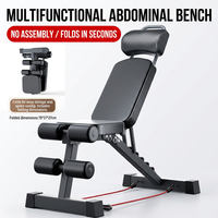 Banc de musculation réglable en acier multifonctionnel pliable avec support pour haltères, idéal pour la sécurité à domicile, les exercices de musculation, les développés couchés et l'entraînement fitness