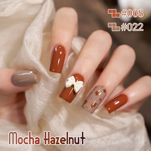 Esmalte <span class=keywords><strong>de</strong></span> <span class=keywords><strong>Uñas</strong></span> en Gel UV LED, Colección <span class=keywords><strong>Otoño</strong></span>/Invierno, 9 Colores, Personalizado, Mocha Avellana, No Tóxico, Uso Profesional, Arte <span class=keywords><strong>de</strong></span> <span class=keywords><strong>Uñas</strong></span> - Product Image 3