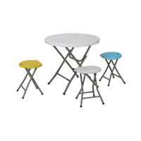Table utilitaire pliable moderne et portable pour l'extérieur, durable, légère, hauteur réglable, installation facile, pliable, coussin imperméable