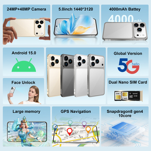 Teléfono Inteligente Octa Core I17Mini 5G LTE/CDMA, Pantalla OLED HD de <span class=keywords><strong>5</strong></span> Pulgadas y 90Hz, 4+128GB, Android 15, Doble <span class=keywords><strong>SIM</strong></span>, para un Multitarea Diario Fluido - Product Image 5