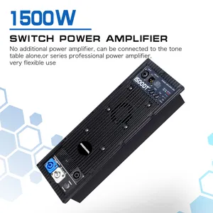 مضخم صوت 1500DT 8ohm 1500W لوحة مكبر صوت قوة الصوت للمحترفين مكبر صوت كاريوكي وحدة مكبر للصوت لمصفوفة الخط