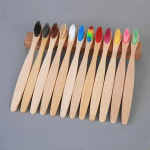 Toothbrushes Biodegradable Bamboo Toothbrushes Eco-Friendly Natural Charcoal Toothbrush