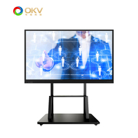 Pizarra Interactiva Portátil USB OKView de 65 Pulgadas con Mini PC Android
