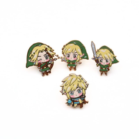 Badges en émail personnalisés, épée katana, personnage d'anime, design personnalisé, badge en métal pour collection, souvenir, cadeau