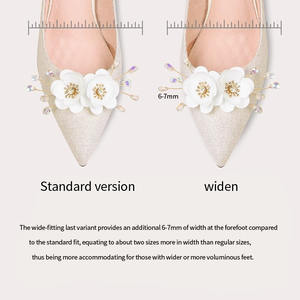 Nouvelles sandales de mariée blanches à talons aiguilles confortables avec détails en perles pour robe de mariée, disponibles en petites tailles - Product Image 5