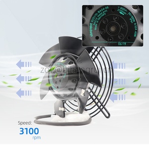 Ventilateur axial de refroidissement pour rail de circulation, à roulement à billes, ebmpapst S2D170-BA04-06, 230/400V AC, 0,23A, 45W, 2750 tr/min, IP54, 170mm - Product Image 3