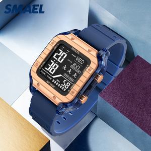 Reloj Deportivo Digital para Hombre SMAEL 8122, Resistente al Agua 5BAR, con Pantalla LED, Cronógrafo, Correa de Plástico, Estilo Lujoso - Product Image 4