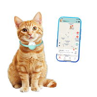 Collier en plastique pour chats et petits chiens avec positionnement GPS, suivi anti-perte, scanner pour l'enregistrement, compatible avec Airtag
