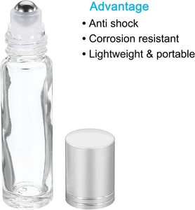 Muestra Gratuita de Mini Botellas de Perfume de Vidrio Mate de 10 ml con Logotipo Personalizado para Aplicación de Perfume en Roll-On - Product Image 4