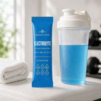 Mélange de poudre de boisson électrolytique 6 électrolytes sans sucre
